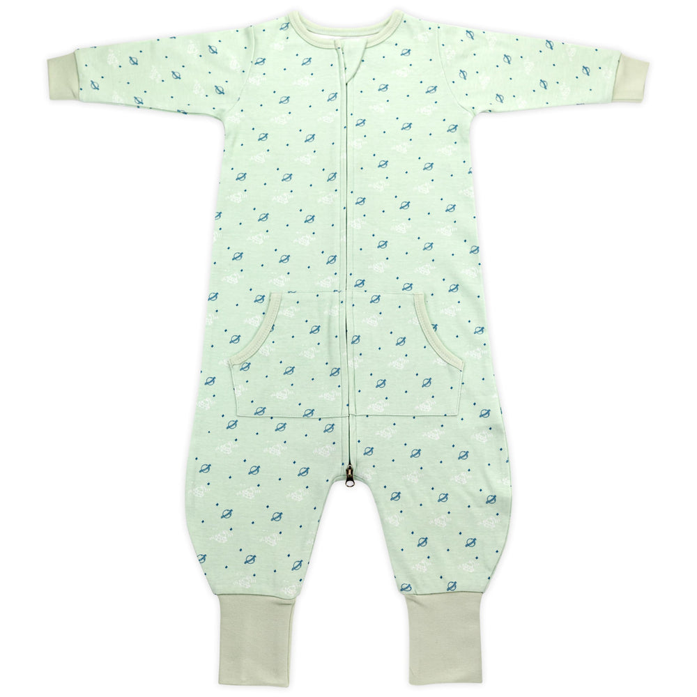 Bublo Baby toddler sleep sack with feet wearable blanket for cozy movement during sleep.