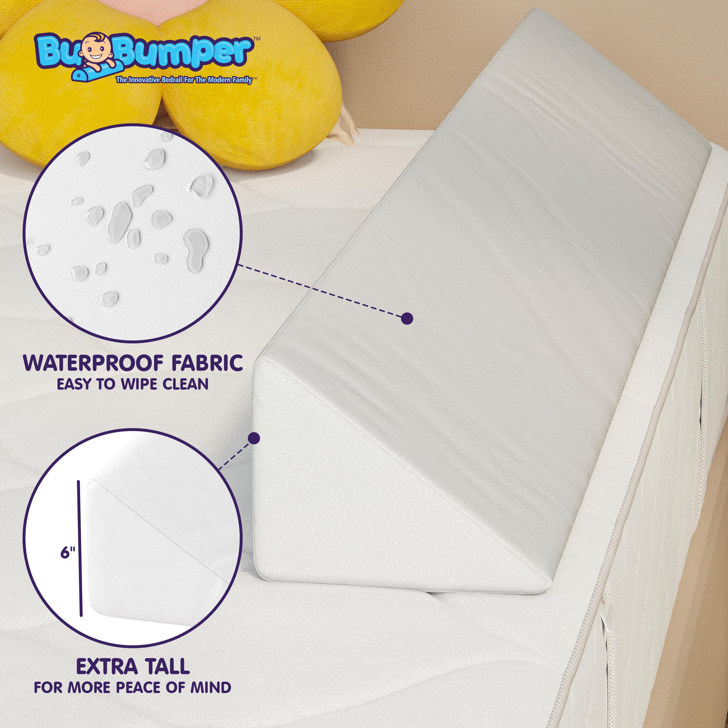 BuBumper sleek bedroom accessory that maintains room aesthetics.