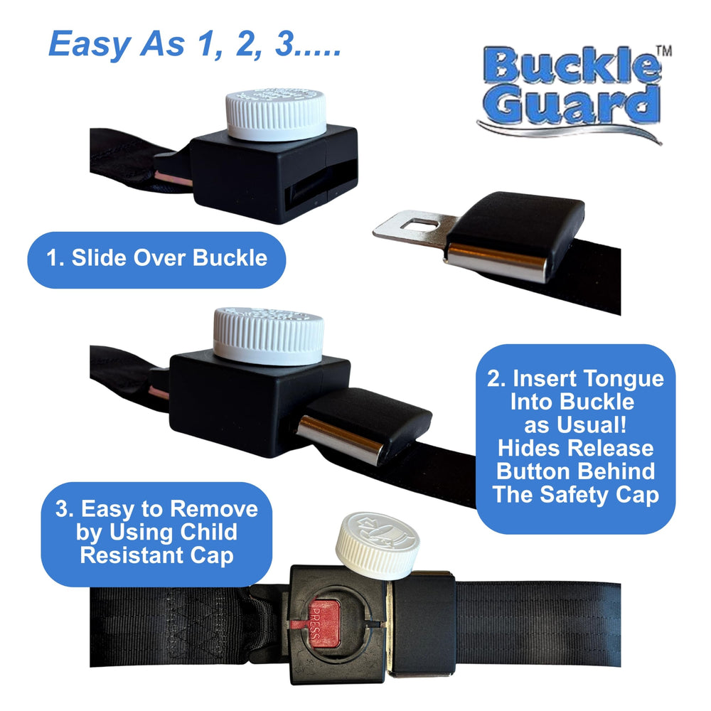 Therapy van use showing Buckle Guard to help keep passengers secured.