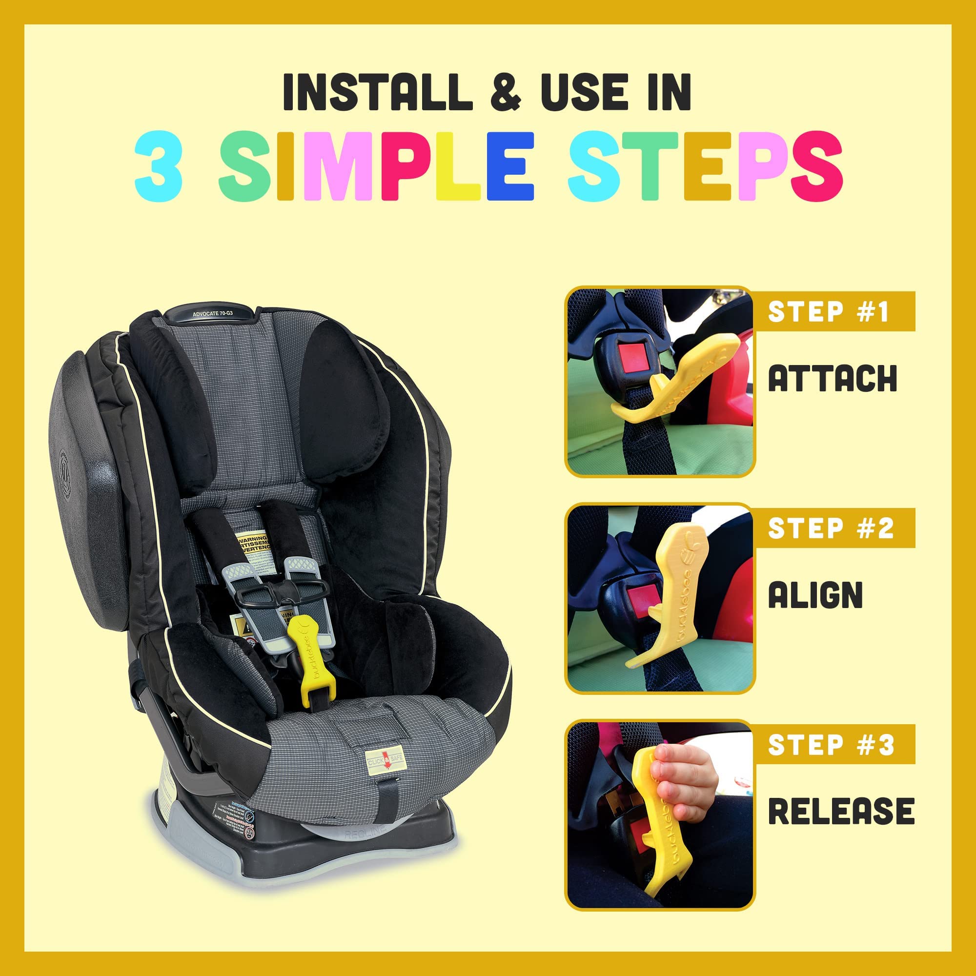 BUCKLEBEE Nails protection feature helps avoid nail damage during unbuckling.