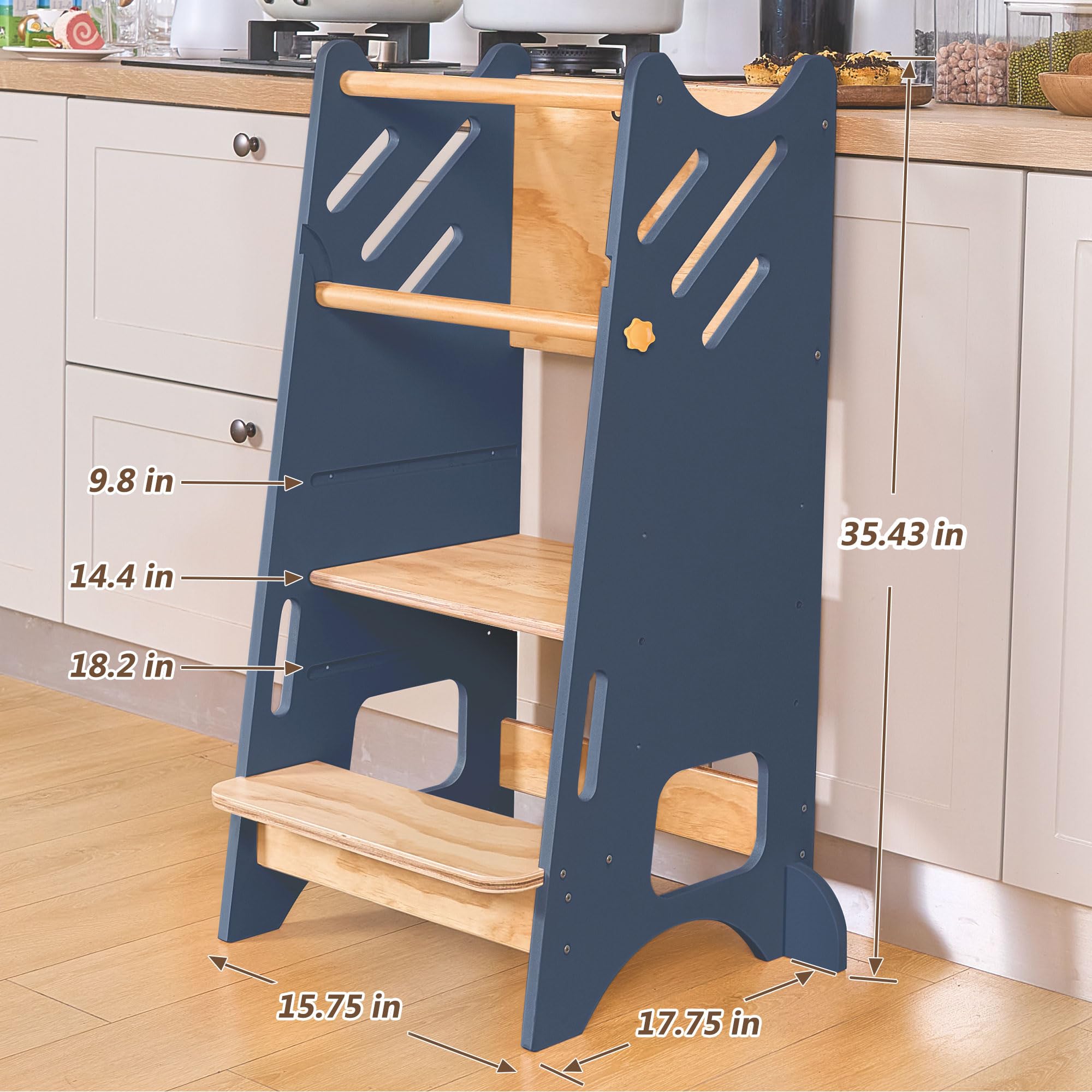 BUDDGO lightweight tower is easy to move between rooms
