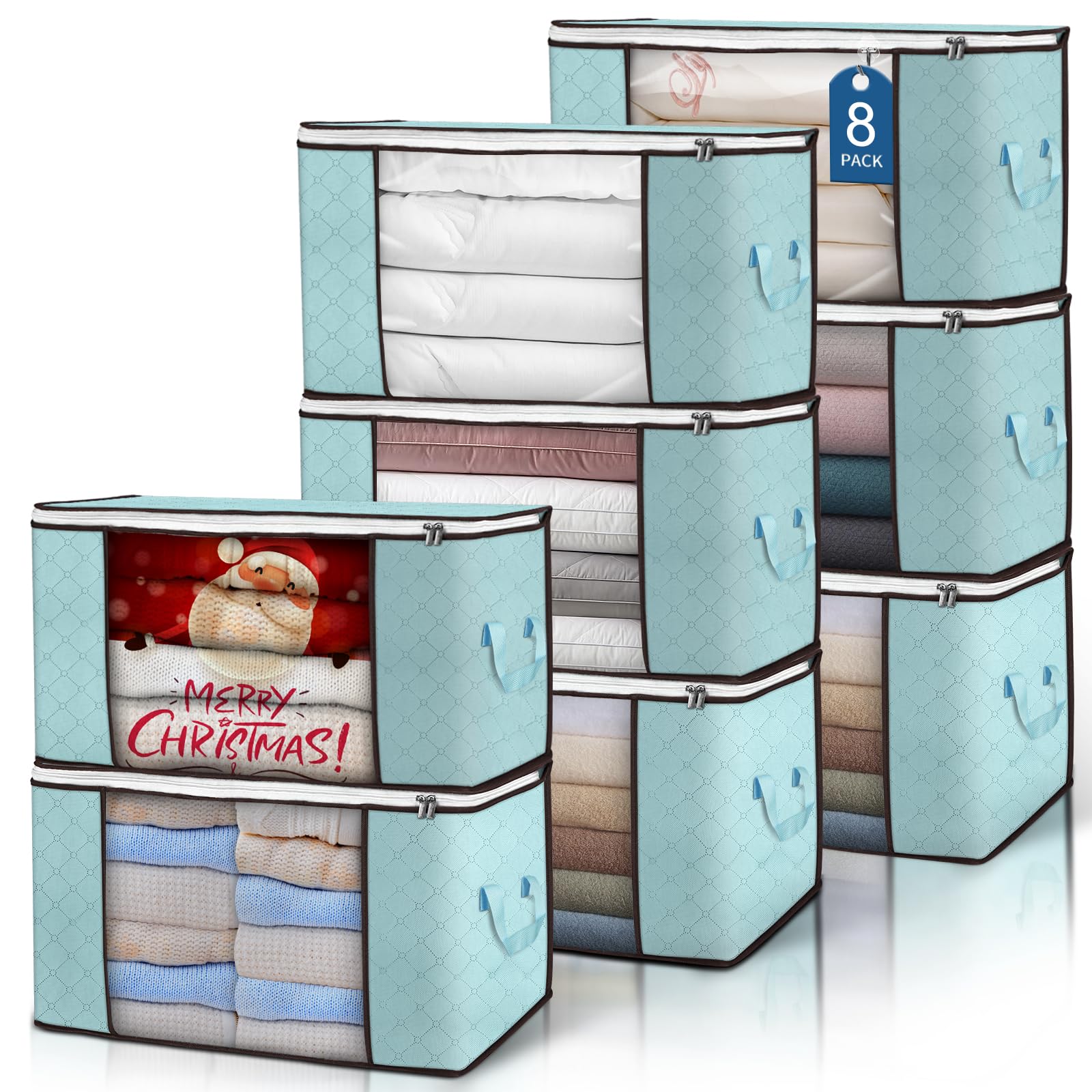 Budding Joy 90L bags full set show organized closet storage and easy packing