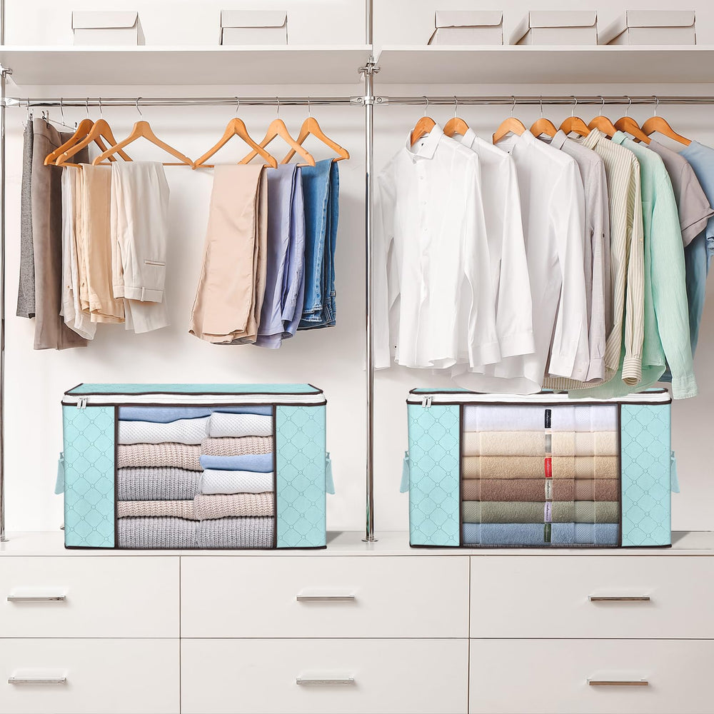 Budding Joy ventilated three-ply fabric promotes breathable storage and airing items