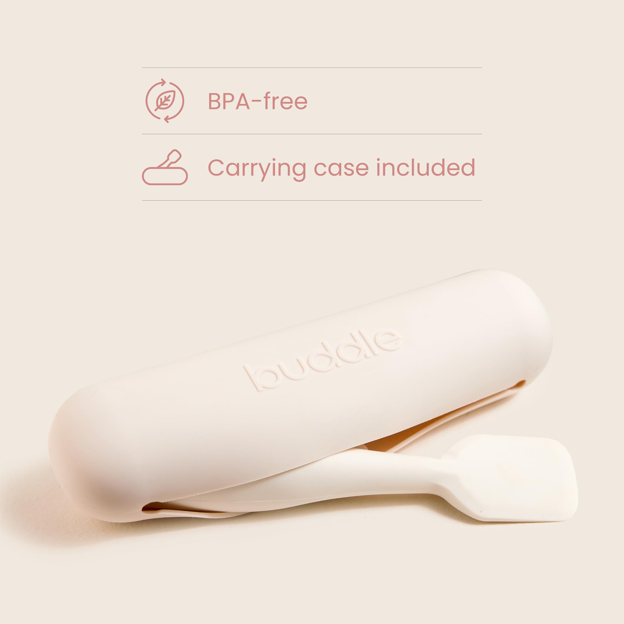 Buddle Paddle Pal being wiped clean after use for hygienic diaper care.