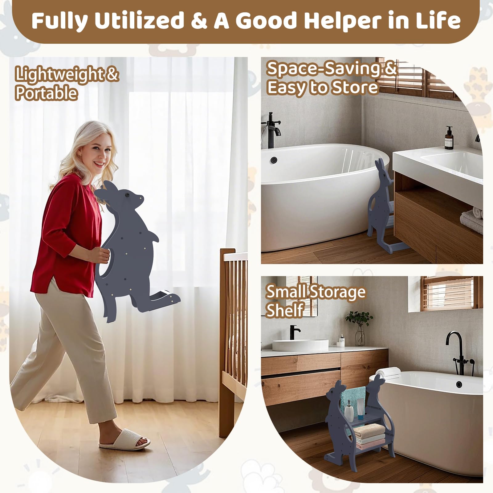 BueDeHai easy-clean design simplifies wiping with a damp cloth.