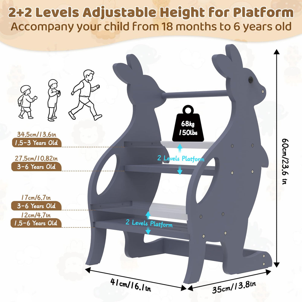 BueDeHai safety rails removable feature enhances toddler security during use.