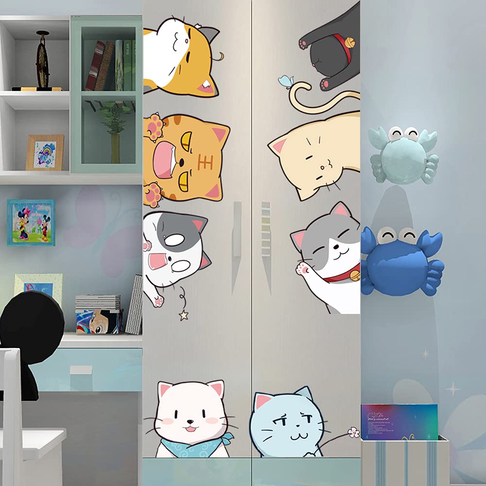 Buer Homie cat wall stickers removable without residue