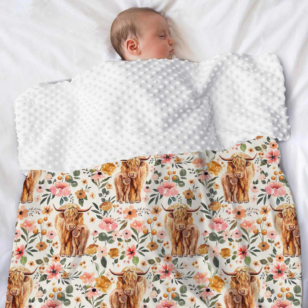 Buerhanerry baby blanket for nursery setup complements cribs and cradles with farmhouse style.