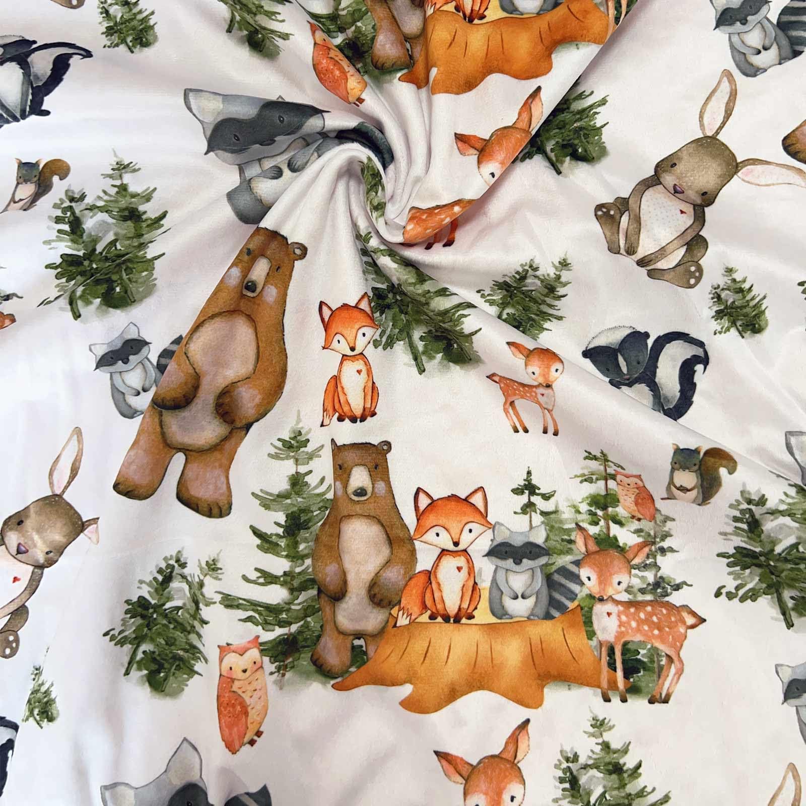 Buerhanerry woodland blanket in crib or nursery for soothing naps