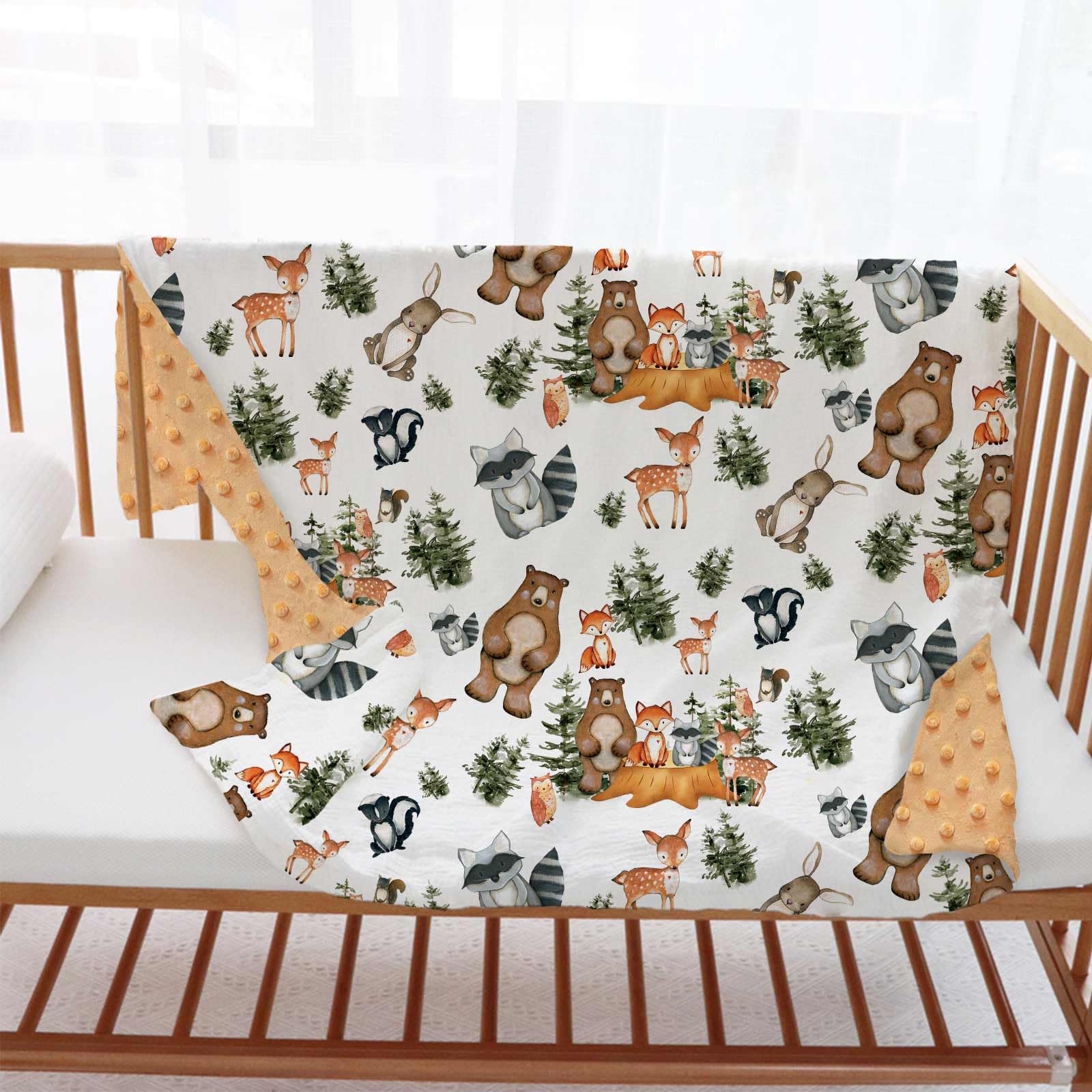 Buerhanerry woodland blanket ideal for stroller use during outings