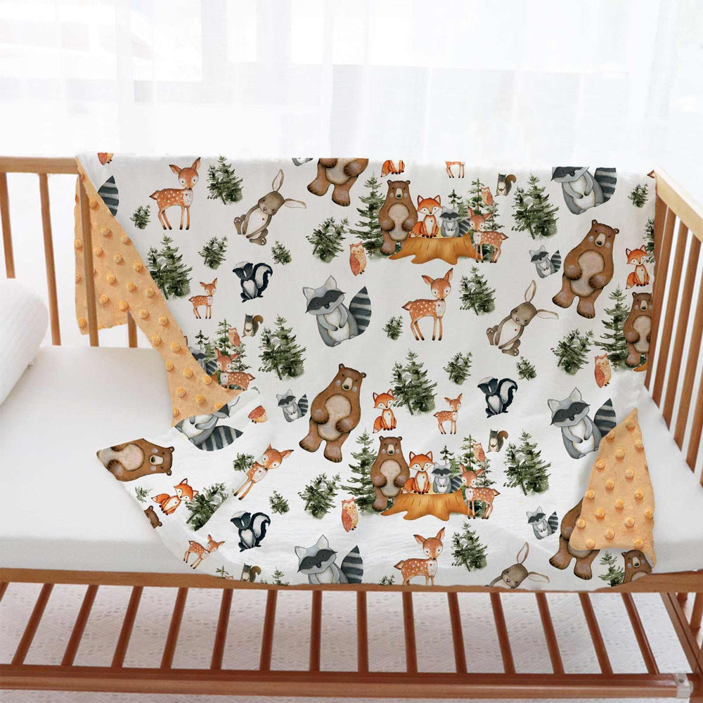 Buerhanerry woodland blanket ideal for stroller use during outings