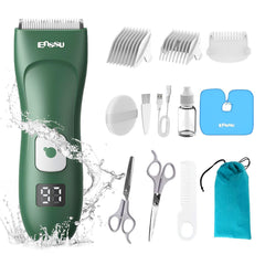 Bufccy baby hair clippers kit unboxing reveals 13-piece set for gentle family grooming