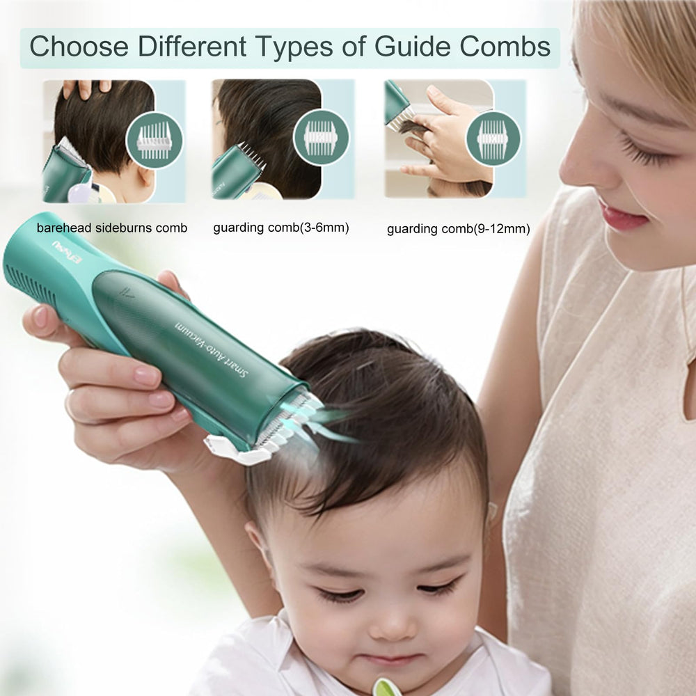 Bufccy baby hair clippers waterproof body for easy cleaning