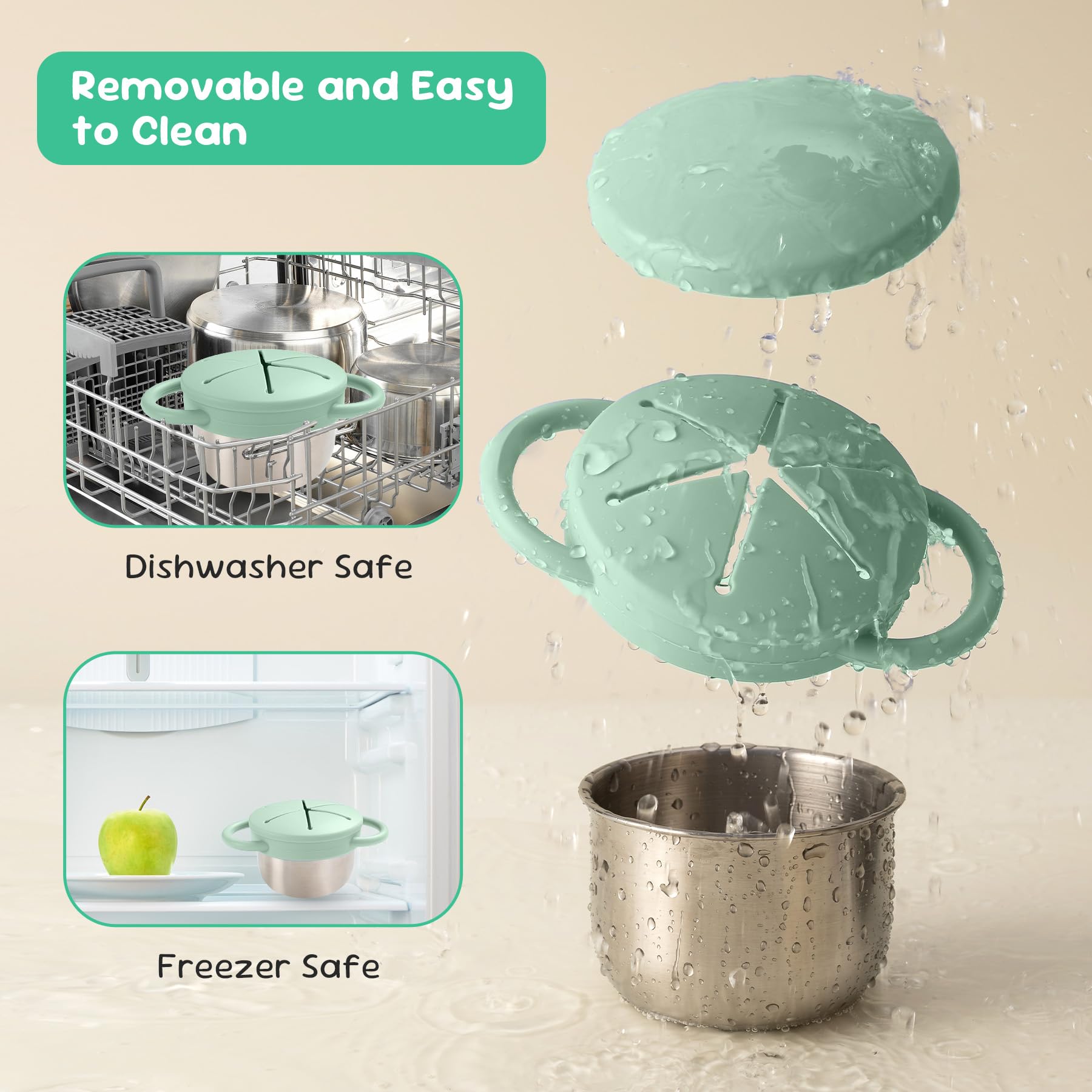 Bufilea dual handle design supports little hands and independent feeding.
