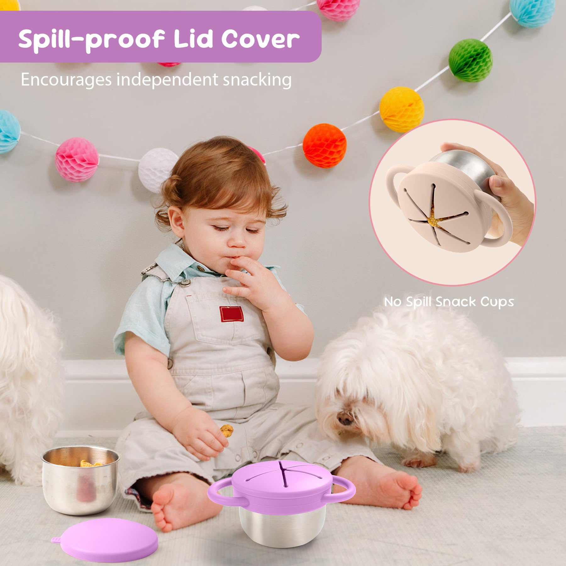 Bufilea no-spill design helps keep sofas and car seats tidy