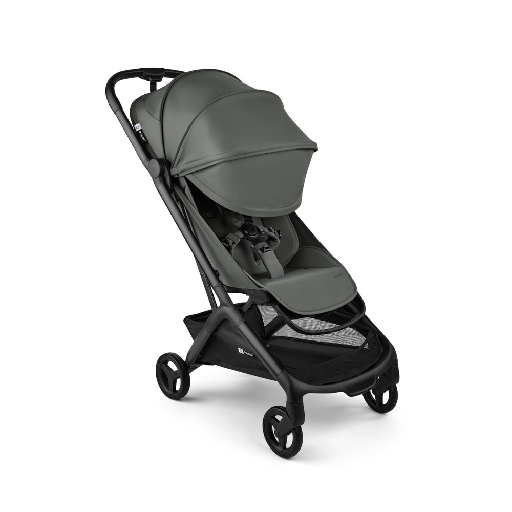Bugaboo Butterfly 2 green color option highlights stylish, lightweight travel companion.