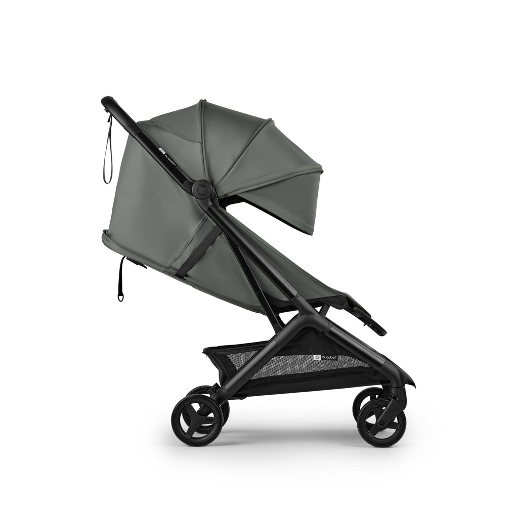 Bugaboo Butterfly 2 compact-travel stroller supports easy navigation through airports and streets.