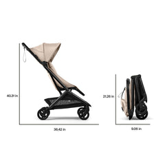 Bugaboo Butterfly 2 IATA-compatible fold enables carry-on travel.