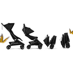 Bugaboo Butterfly 2 adjustable footrest enhances growing child comfort.
