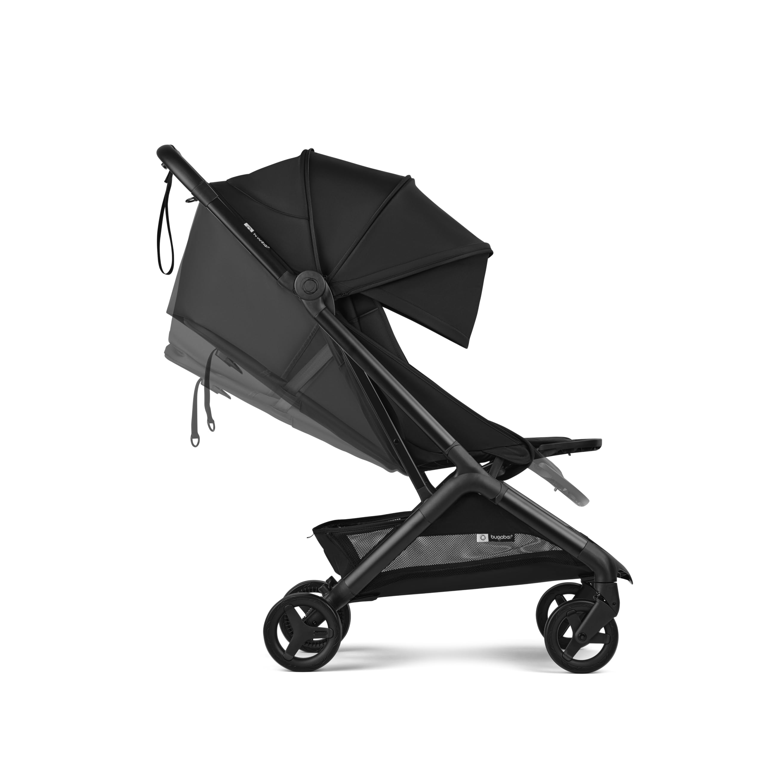 Bugaboo Butterfly 2 lightweight frame supports travel-friendly use.