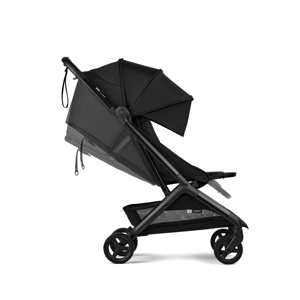 Bugaboo Butterfly 2 lightweight frame supports travel-friendly use.