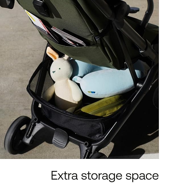 Bugaboo Butterfly 2 upright seating with relaxed recline options.