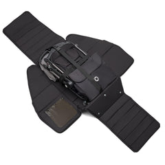 Bugaboo Comfort Transport Bag with padded shoulder straps for hands-free carrying.
