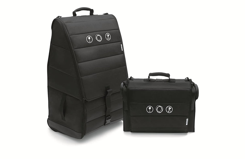 Bugaboo Comfort Transport Bag wheeled design enables easy airport travel.
