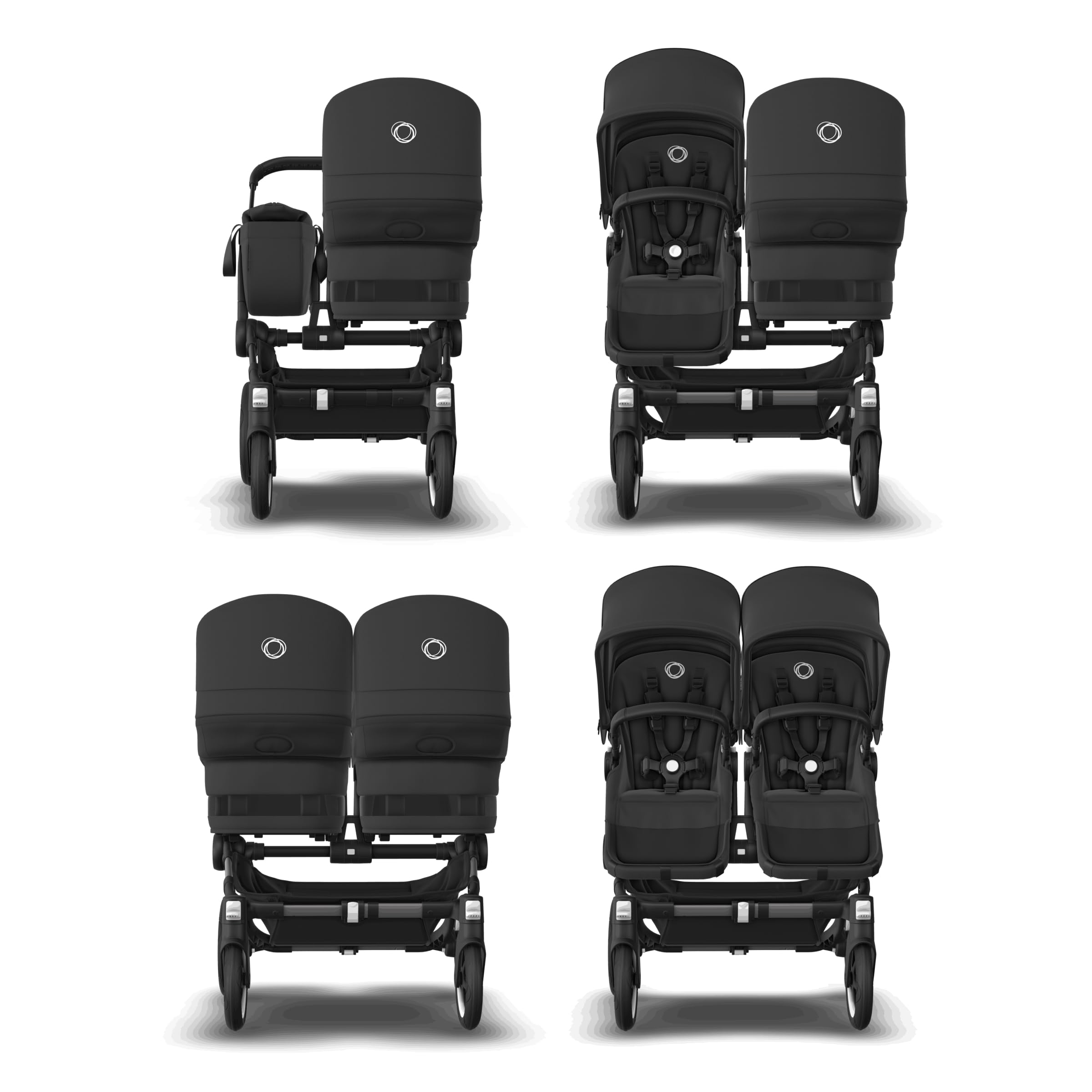 Bugaboo Donkey 5 Mono one-handed maneuver for city adventures.