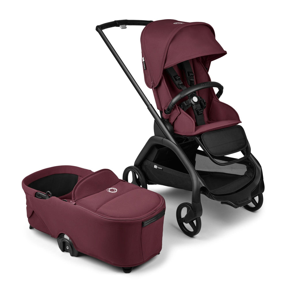 Bugaboo Dragonfly bassinet setup provides a cozy newborn cocoon for naps.