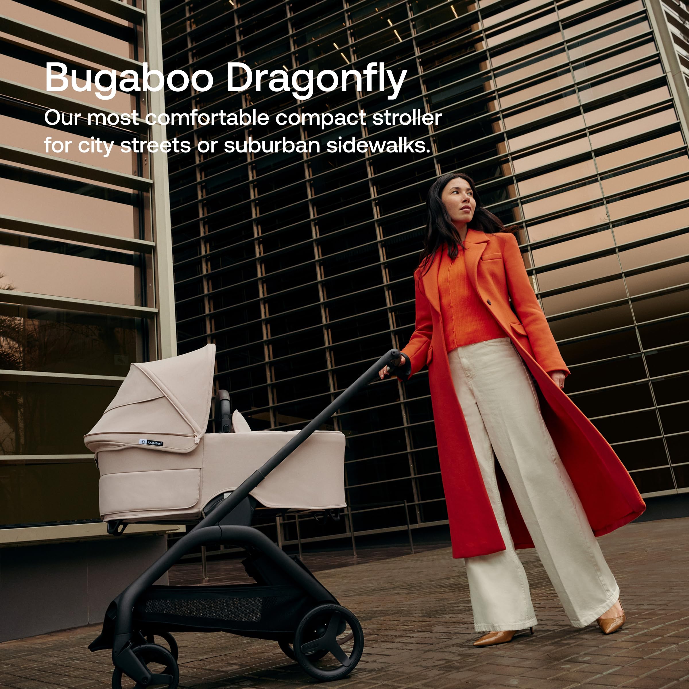 Bugaboo Dragonfly seat in forward-facing mode for growing toddlers