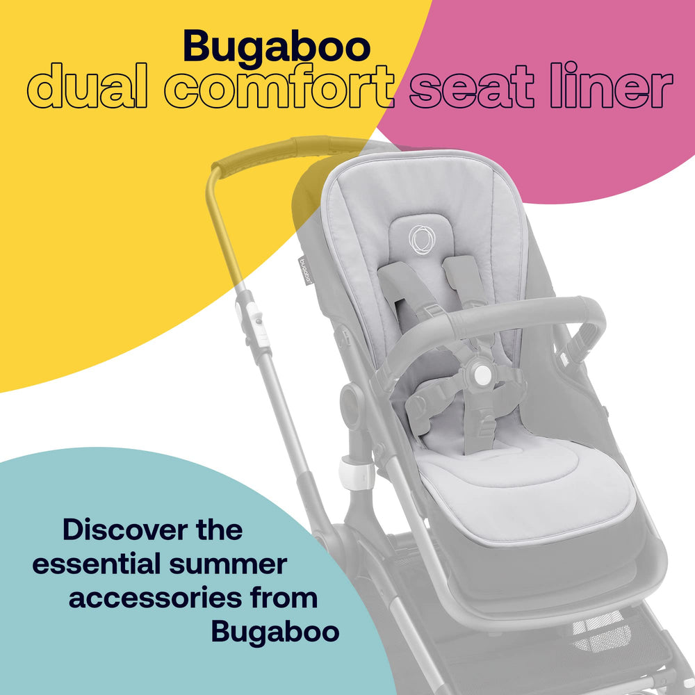 Bugaboo liner with 3D mesh breathable summer side promotes airflow