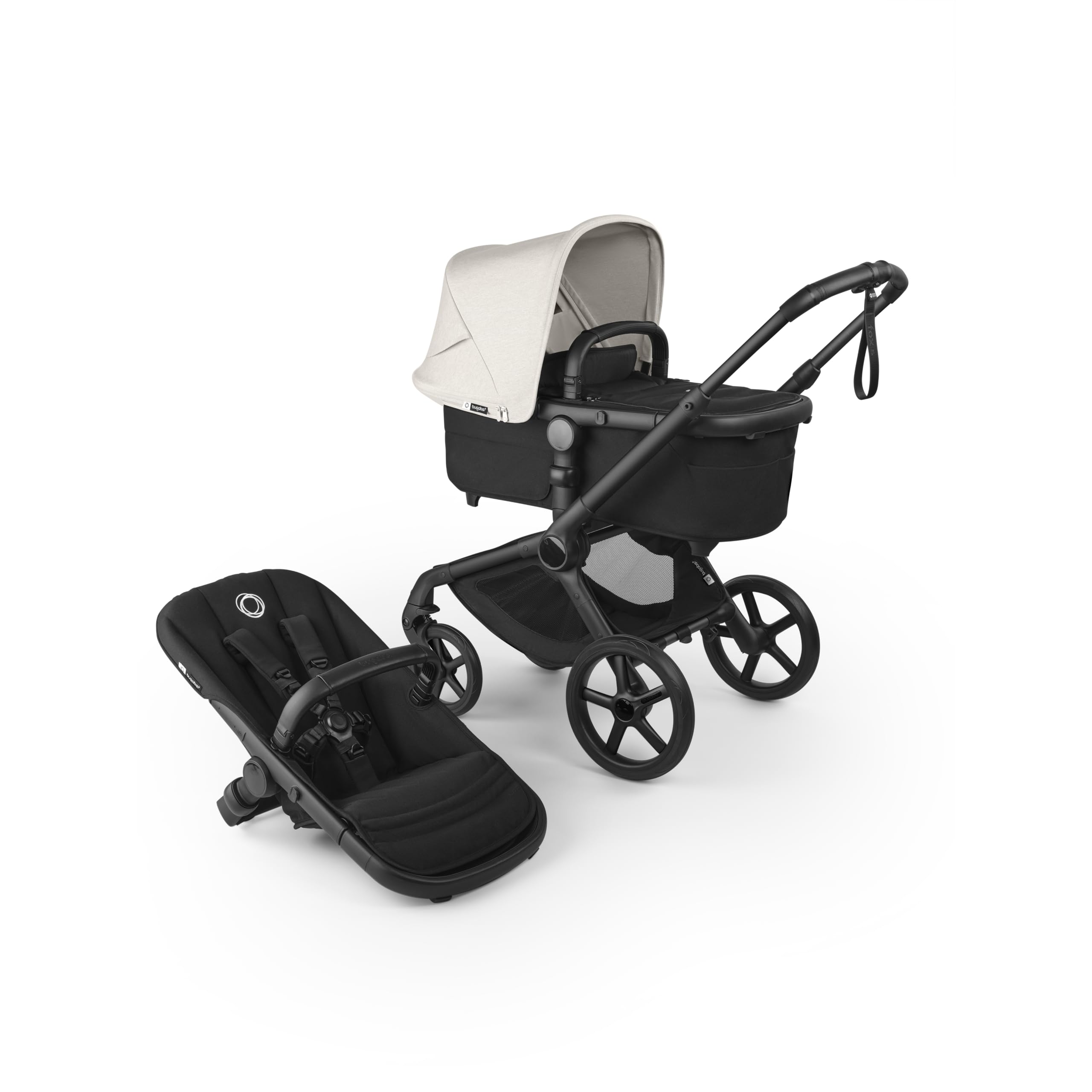 Bugaboo Fox 5 Renew bassinet-to-seat transition supports growth with comfort.