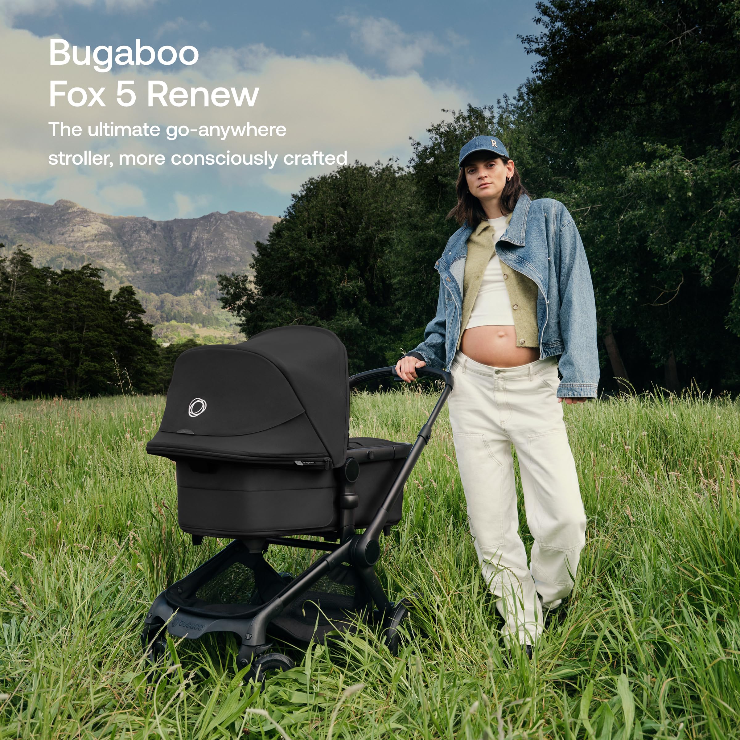 Bugaboo Fox 5 Renew toddler-seat view offers longer use and versatility.