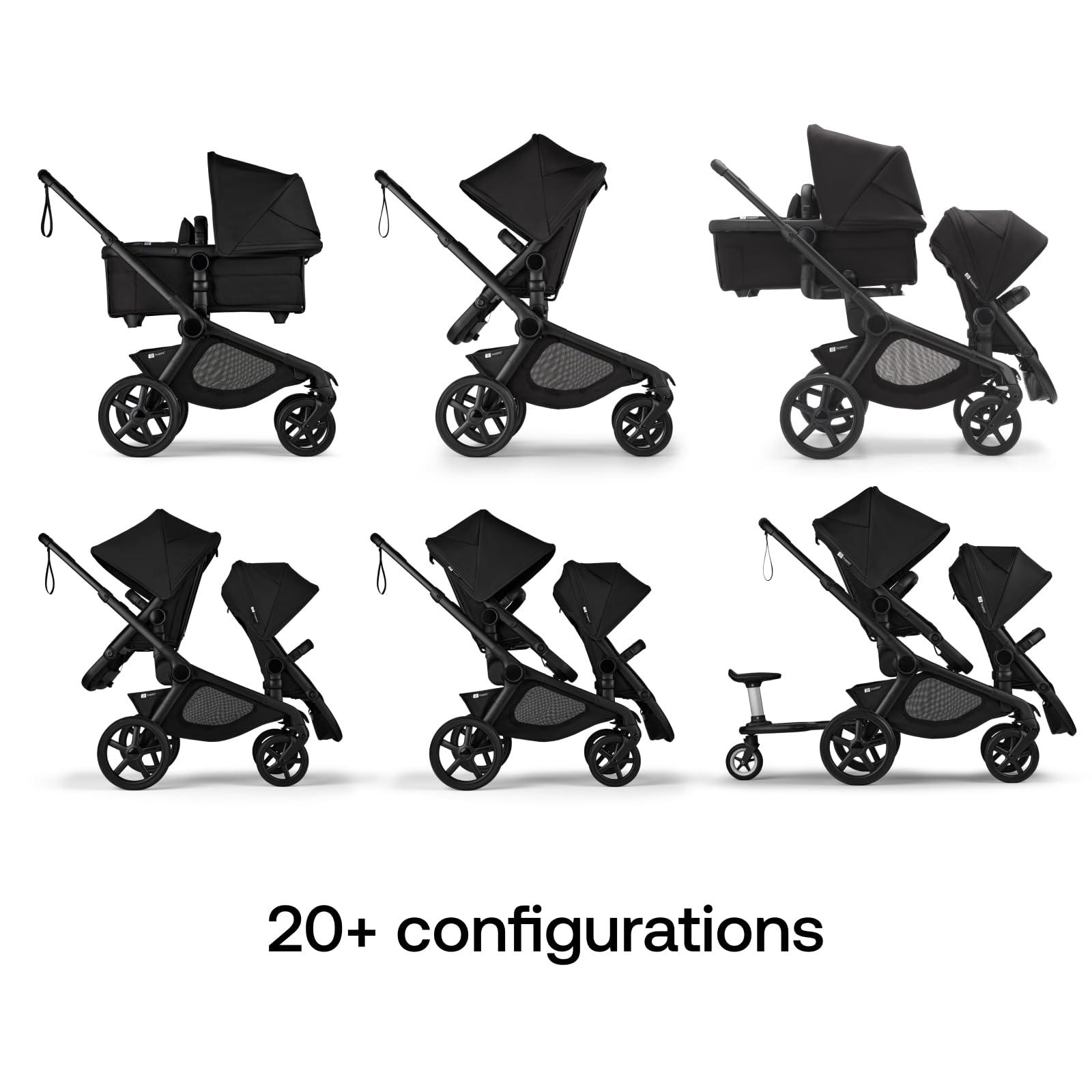 Bugaboo Kangaroo large bassinet offers a cozy space for newborn naps.