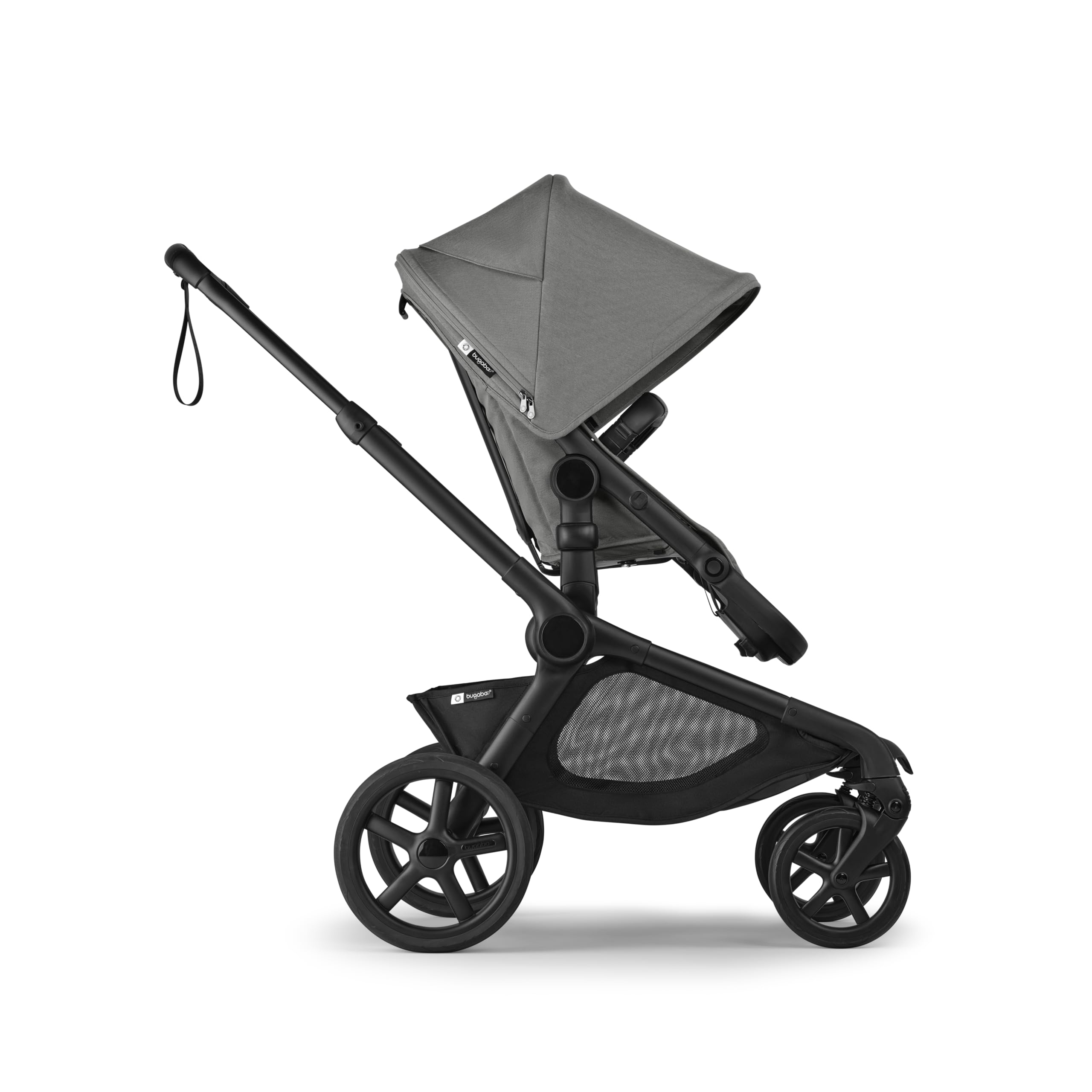 Bugaboo Kangaroo newborn adapter and car-seat options expand travel configurations.
