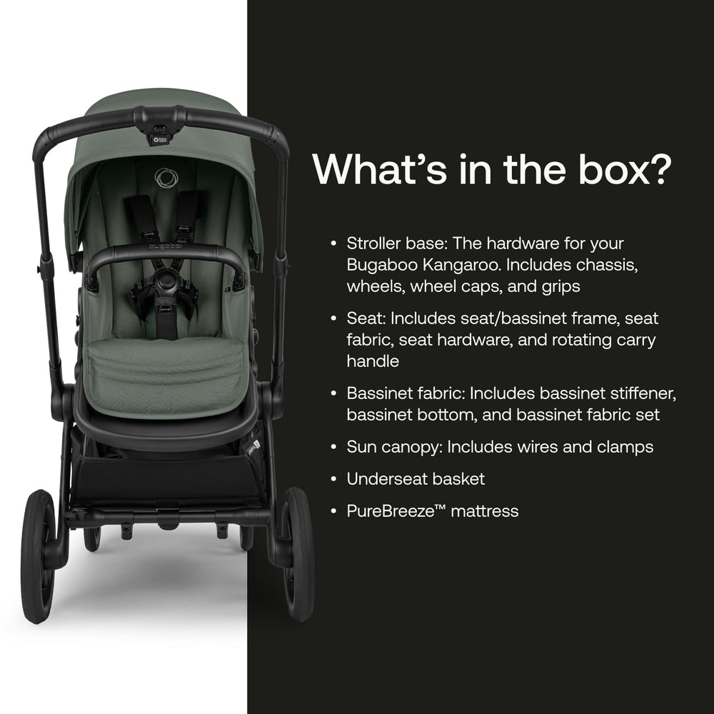 Bugaboo Kangaroo one hand fold simplifies quick storage on the go.