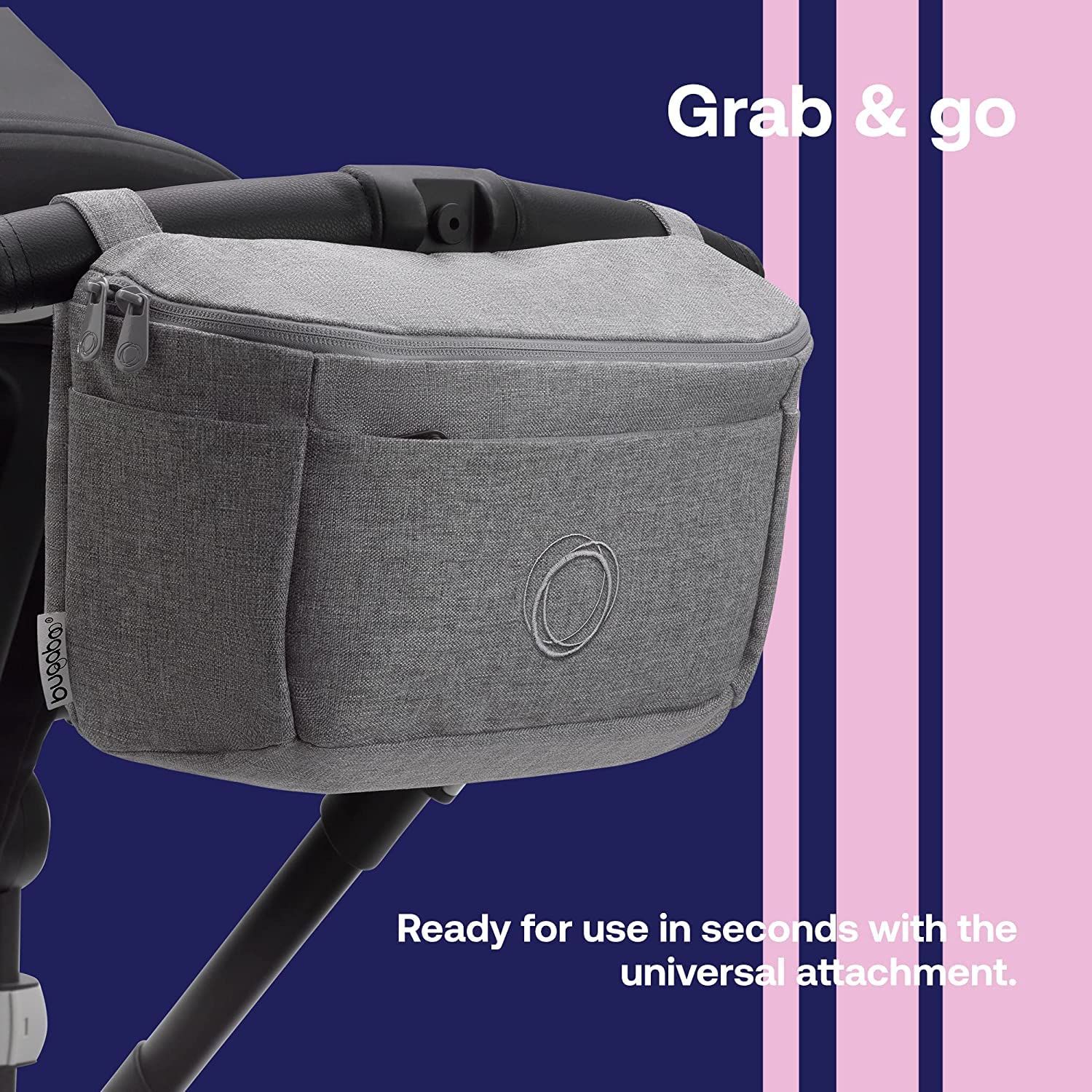 Bugaboo Organizer compact layout maximizes space with flexible compartments.