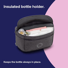 Bugaboo Organizer interior mesh pockets provide quick visibility for diapers and snacks.