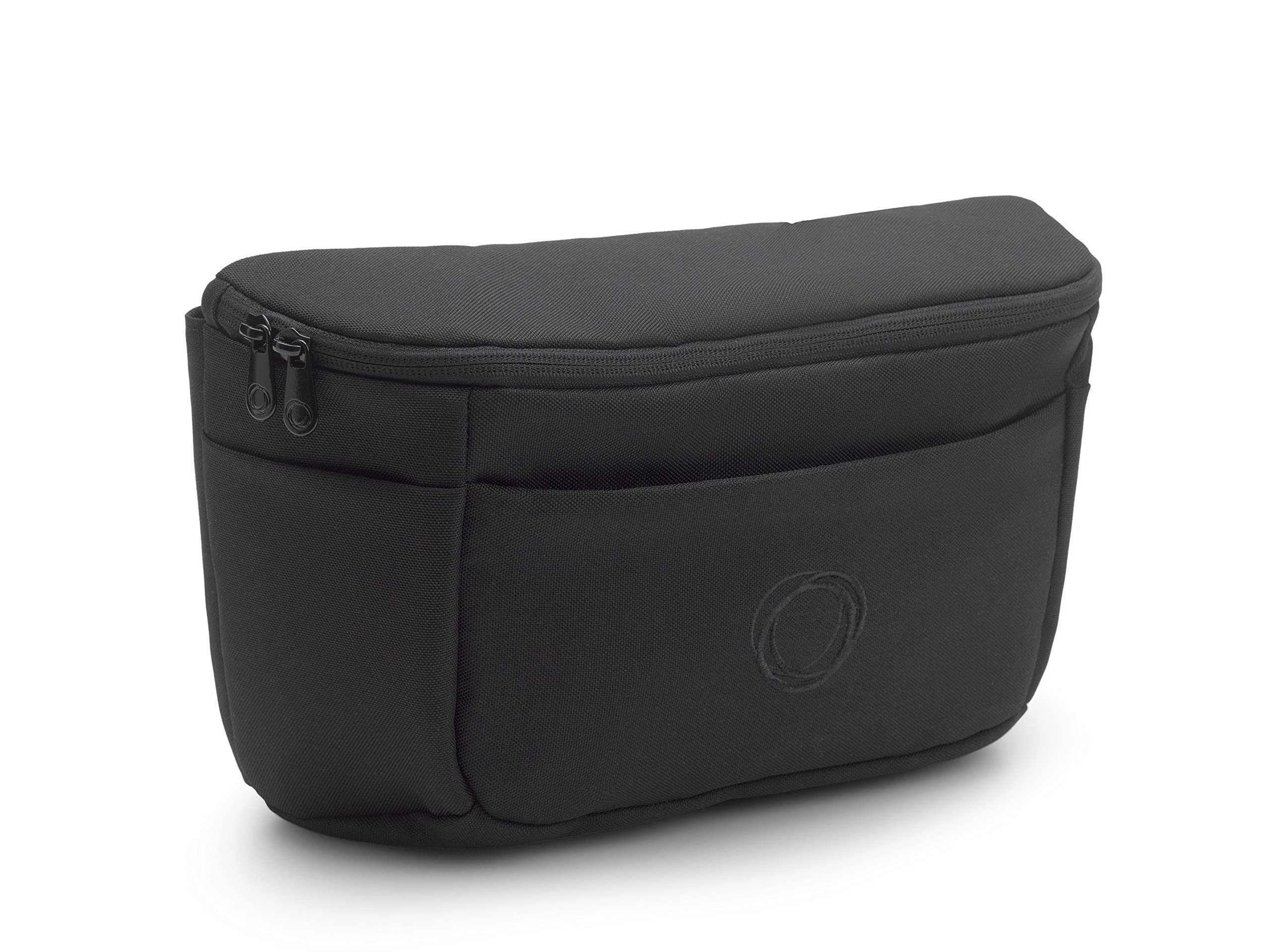 Bugaboo Organizer midnight black front view shows compact storage for on-the-go essentials.
