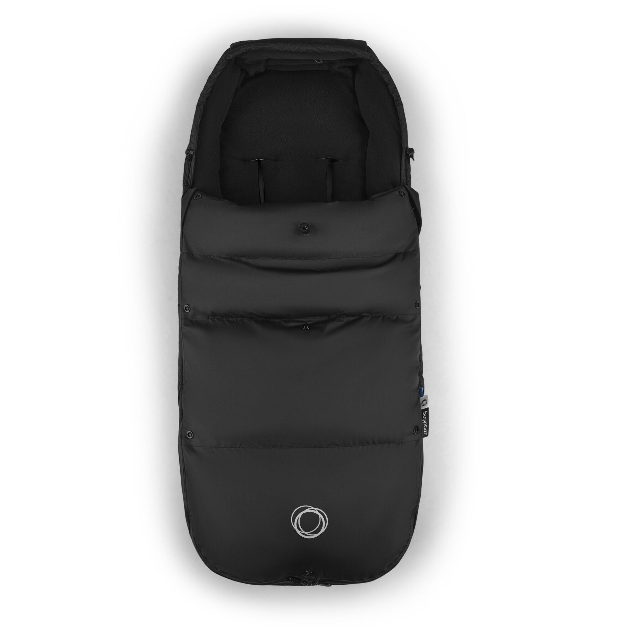 Bugaboo Performance Footmuff removable Thermolite insert adds warmth on chilly days.