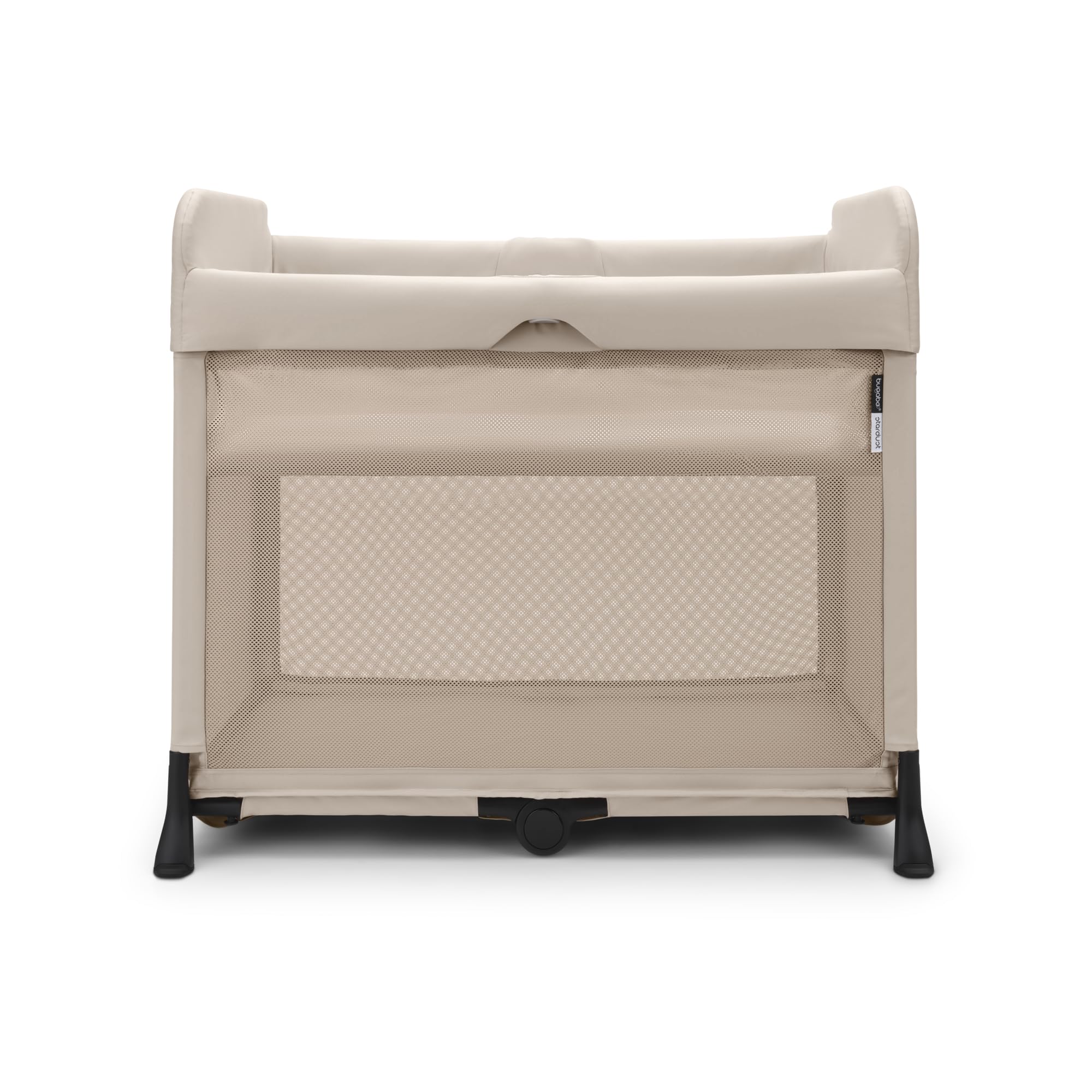 Bugaboo Stardust playard mattress detail offering plush comfort for naps.