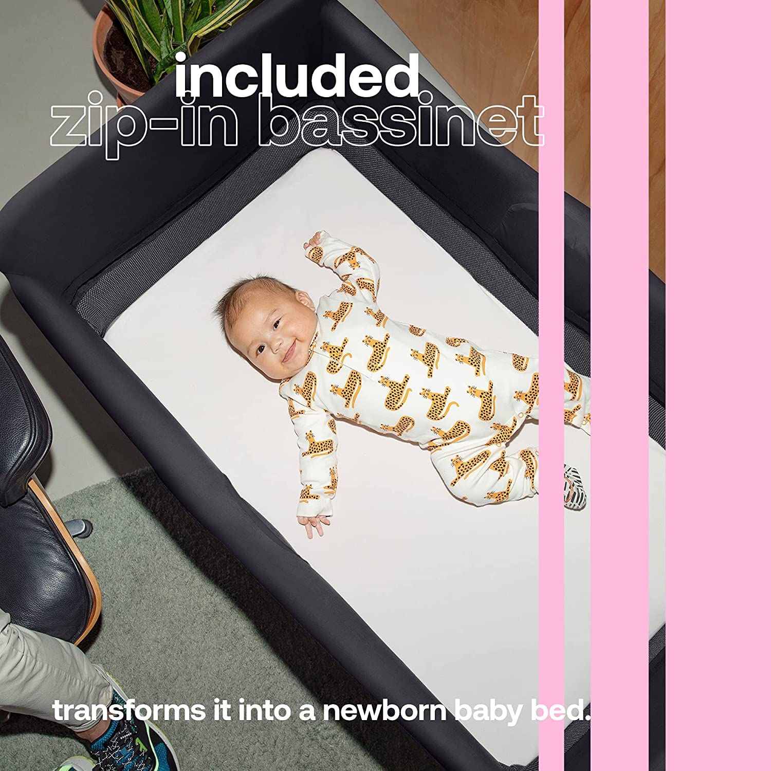 Bugaboo Stardust stability feet add ground security.
