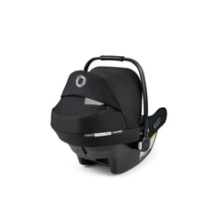 Bugaboo Turtle Air Shield recline base demonstrates four positions for baby comfort.