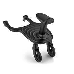 Bugaboo wheeled board setup demonstrates easy attachment for smooth family outings