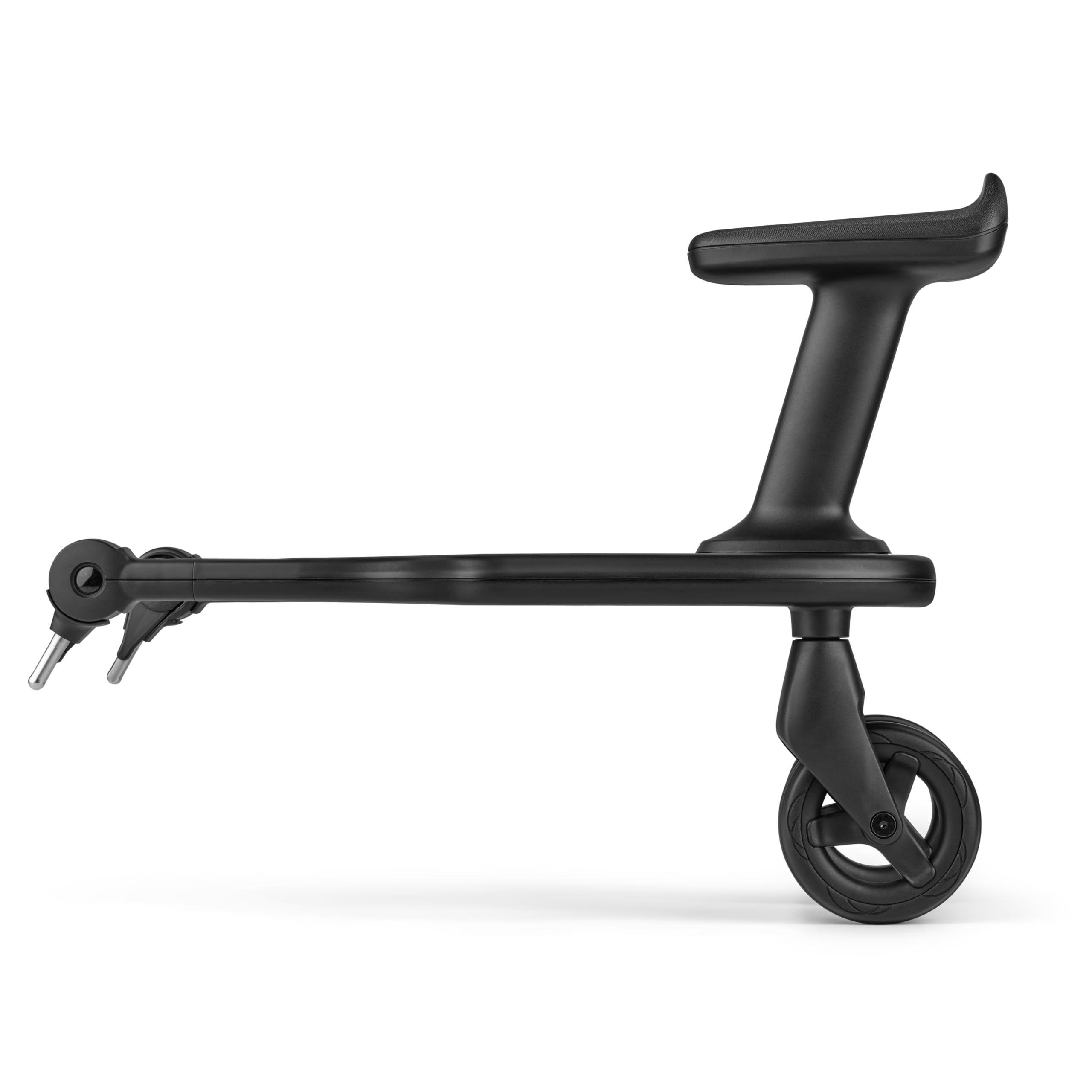 Bugaboo wheeled board two-wheel design prioritizes stability on walks