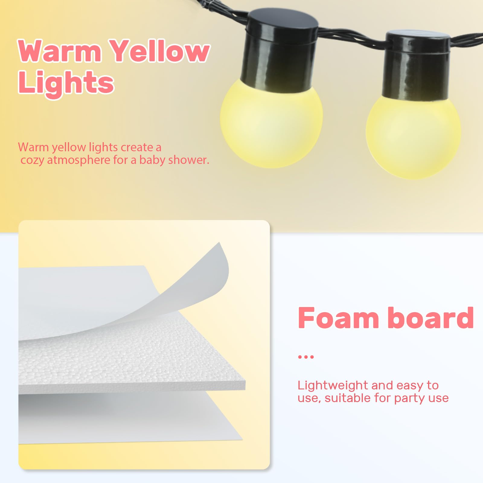 Bugame marquee letters installation guide supports easy DIY decorating.