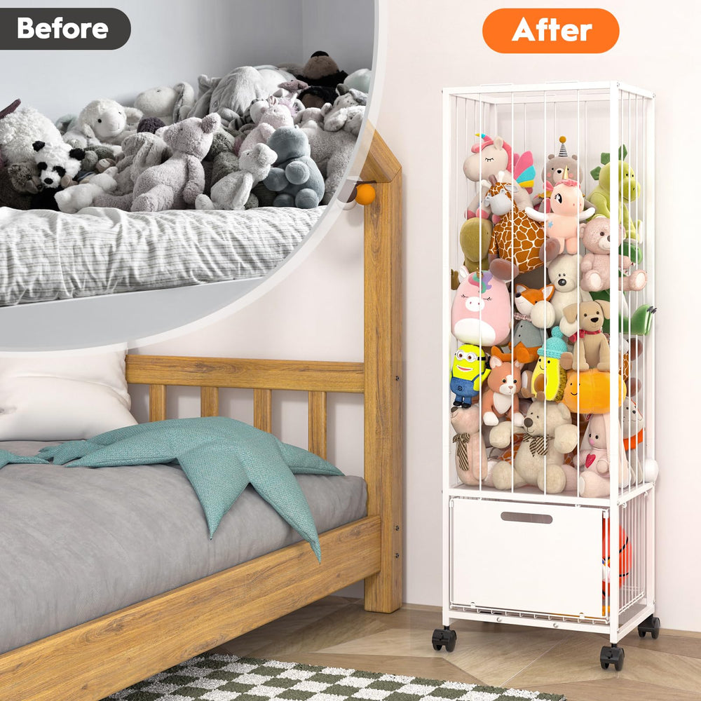 Bukfen storage zoo easy assembly guide and video assist setup.