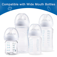 Bulgilia bottle lids with Philips Avent compatibility ensure leak-free feeding