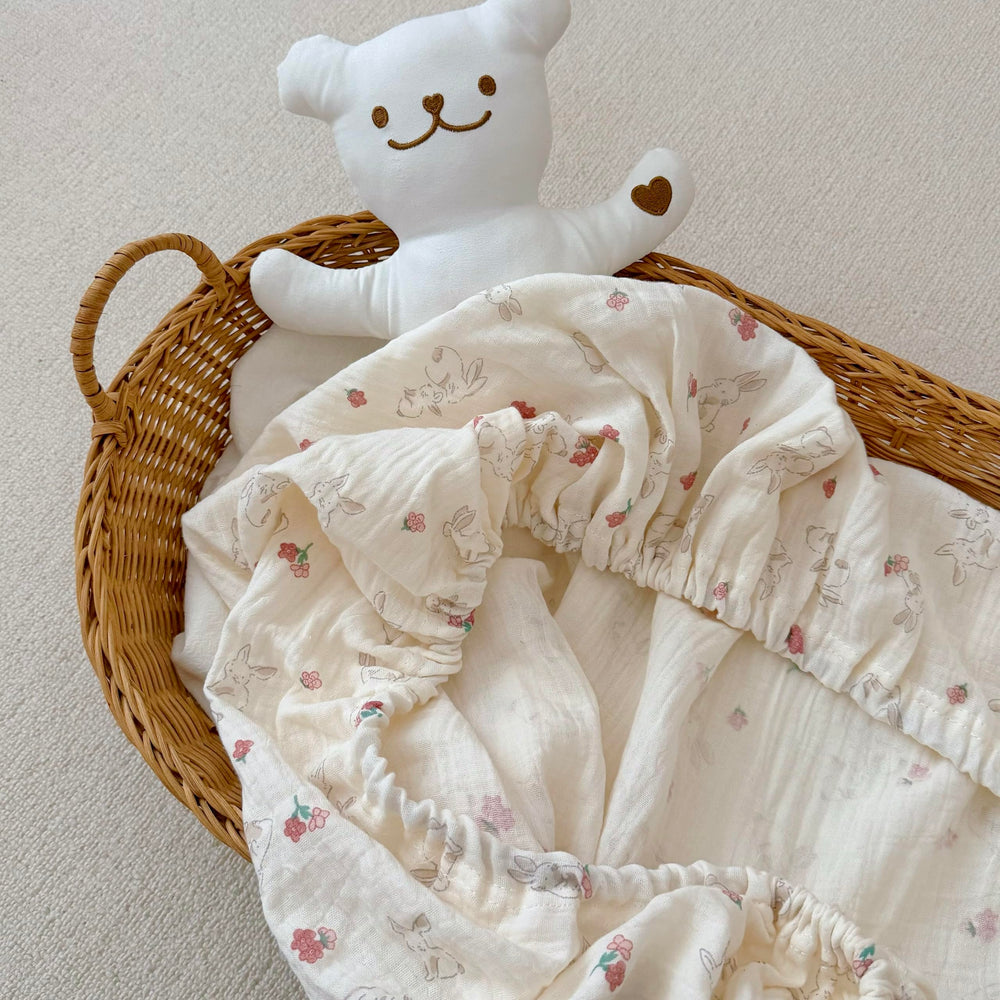 BuLuTu standard crib sheets with 8-inch pocket, snug fit